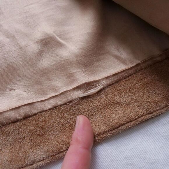 Alan Michael caramel suede leather jacket - Picture 4 of 8